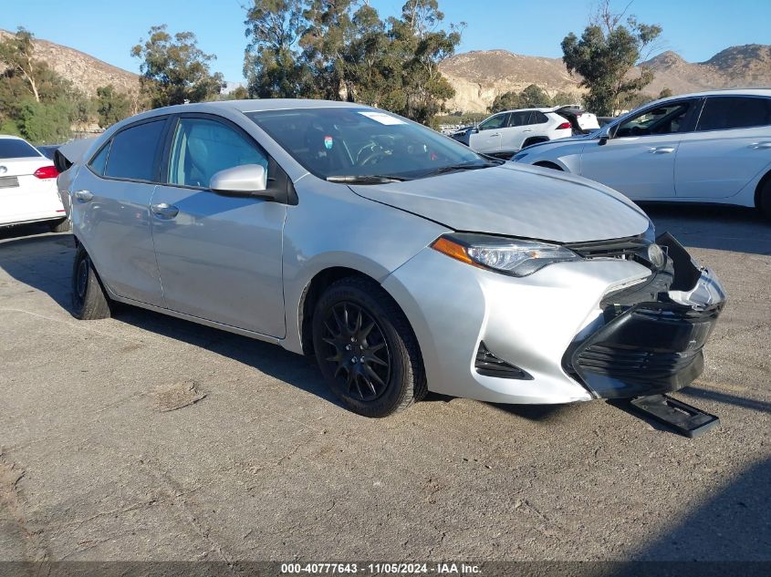 2017 Toyota Corolla Le VIN: 5YFBURHE2HP608685 Lot: 40777643