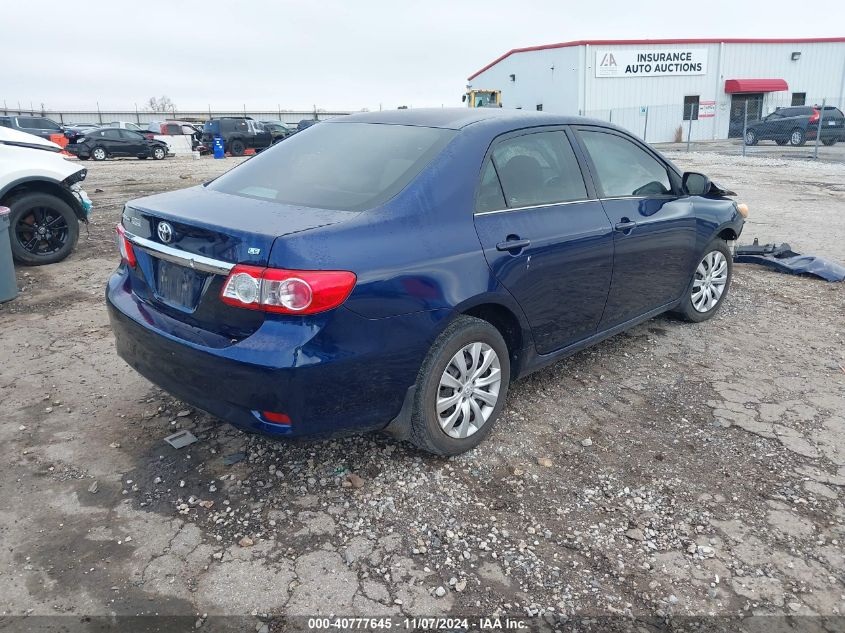 2013 Toyota Corolla Le VIN: 5YFBU4EE0DP078959 Lot: 40777645