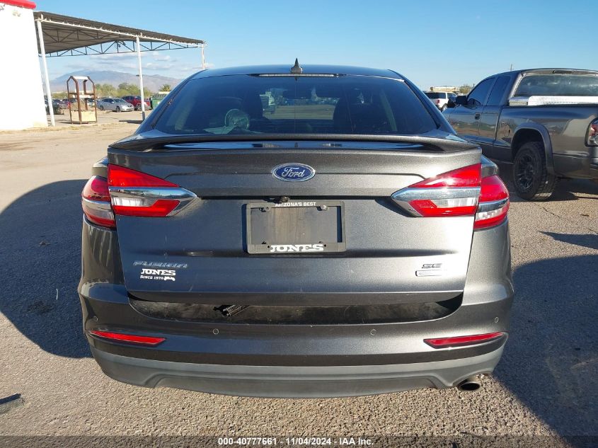 2019 Ford Fusion Se VIN: 3FA6P0HD3KR201641 Lot: 40777661