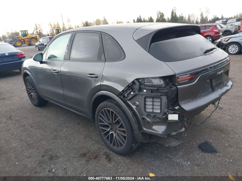 VIN WP1AA2AYXKDA17335 2019 PORSCHE CAYENNE