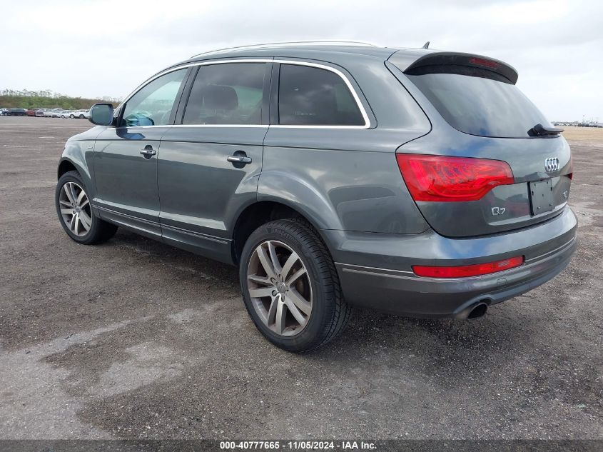 2015 Audi Q7 3.0T Premium VIN: WA1LGAFE1FD020707 Lot: 40777665