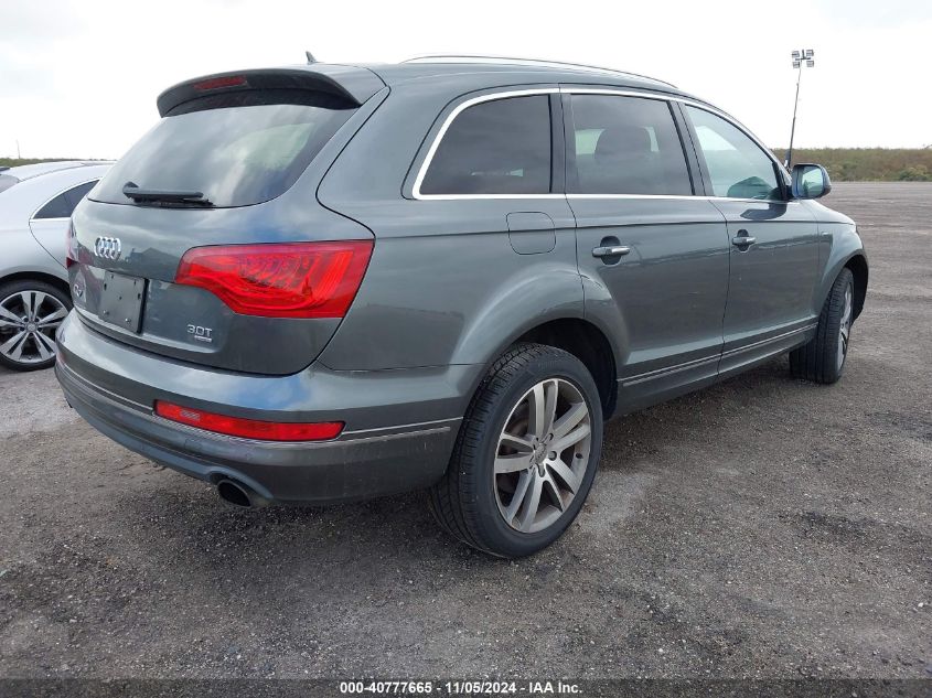 2015 Audi Q7 3.0T Premium VIN: WA1LGAFE1FD020707 Lot: 40777665