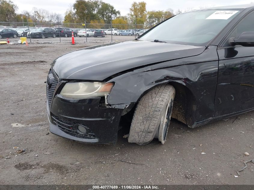 2011 Audi A4 2.0T Premium VIN: WAUSFAFL1BA072897 Lot: 40777689