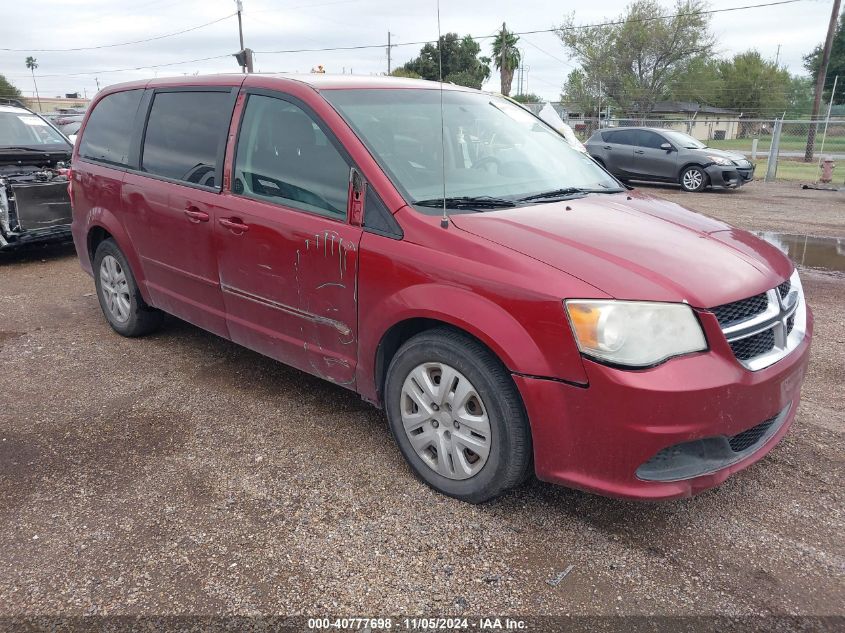 2014 Dodge Grand Caravan Se VIN: 2C4RDGBG6ER137925 Lot: 40777698