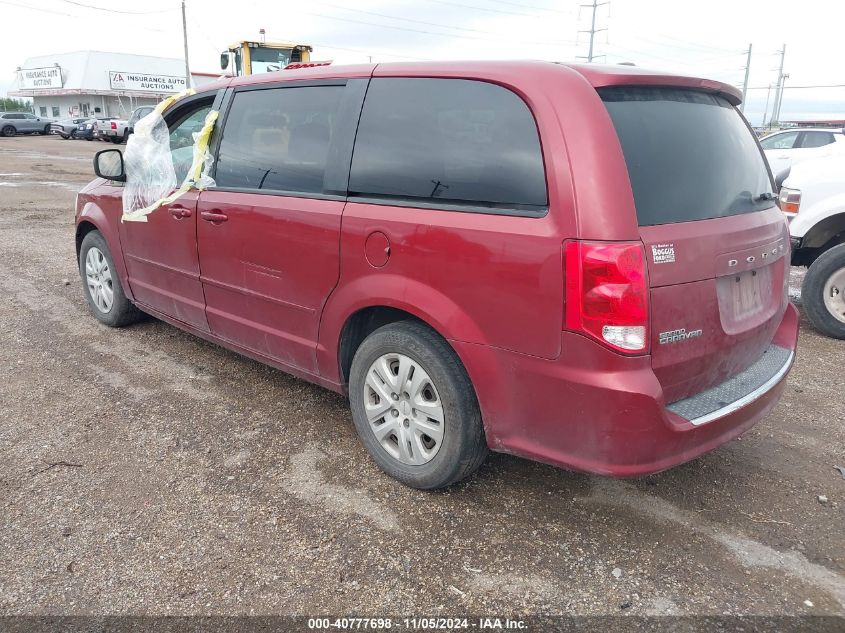 2014 Dodge Grand Caravan Se VIN: 2C4RDGBG6ER137925 Lot: 40777698