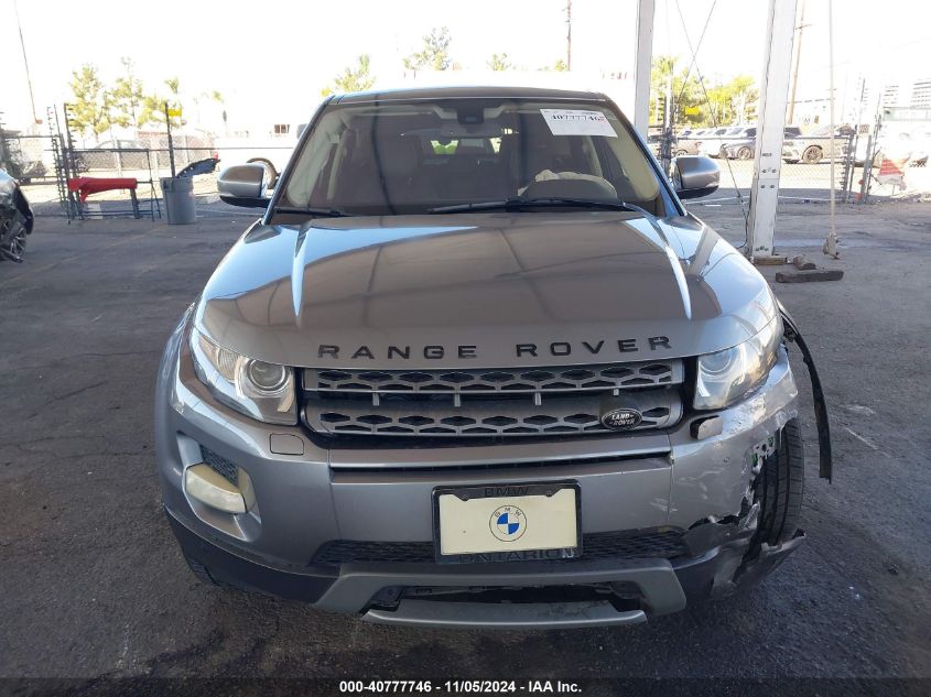 2013 Land Rover Range Rover Evoque Pure VIN: SALVP2BG6DH749571 Lot: 40777746