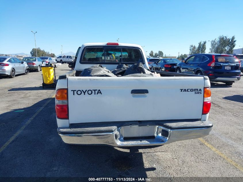 2001 Toyota Tacoma VIN: 5TEVL52NX1Z790136 Lot: 40777753