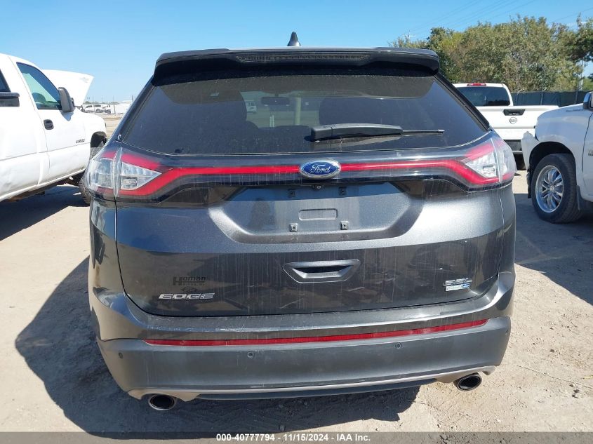 2015 Ford Edge Sel VIN: 2FMTK4J95FBB77643 Lot: 40777794