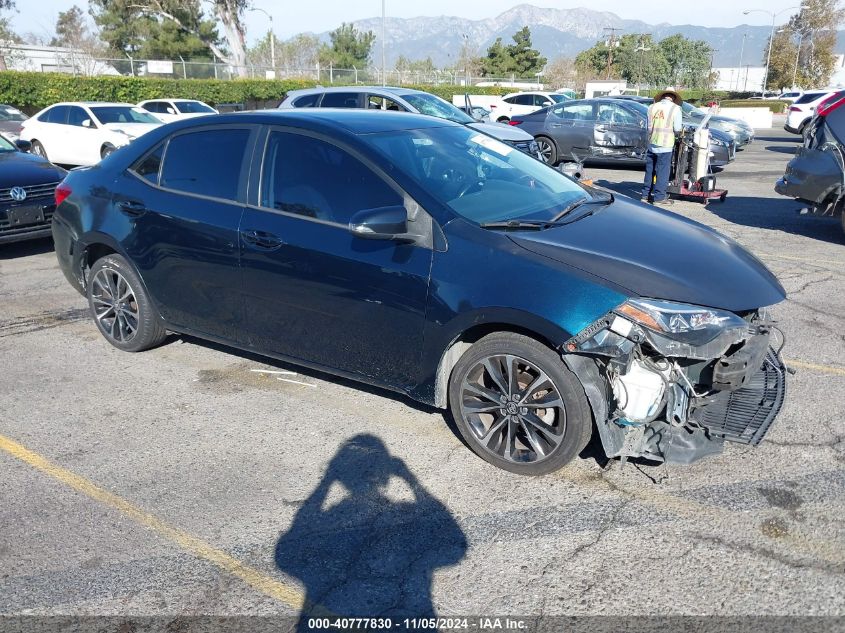 2019 TOYOTA COROLLA SE - 2T1BURHE1KC127107