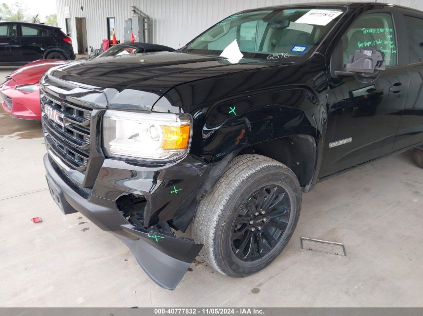 2021 GMC Canyon 2Wd Short Box Elevation Standard VIN: 1GTG5BEN7M1296876 Lot: 40777832