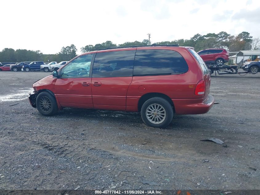 1999 Chrysler Town & Country Lx VIN: 1C4GP54L8XB814360 Lot: 40777842