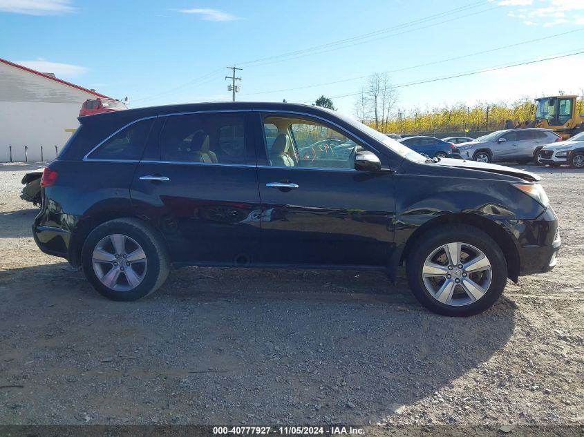 2012 Acura Mdx Technology Package VIN: 2HNYD2H37CH543938 Lot: 40777927