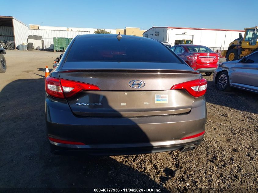 2015 Hyundai Sonata Se VIN: 5NPE24AF5FH199780 Lot: 40777936