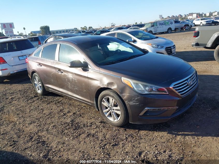 2015 HYUNDAI SONATA SE - 5NPE24AF5FH199780