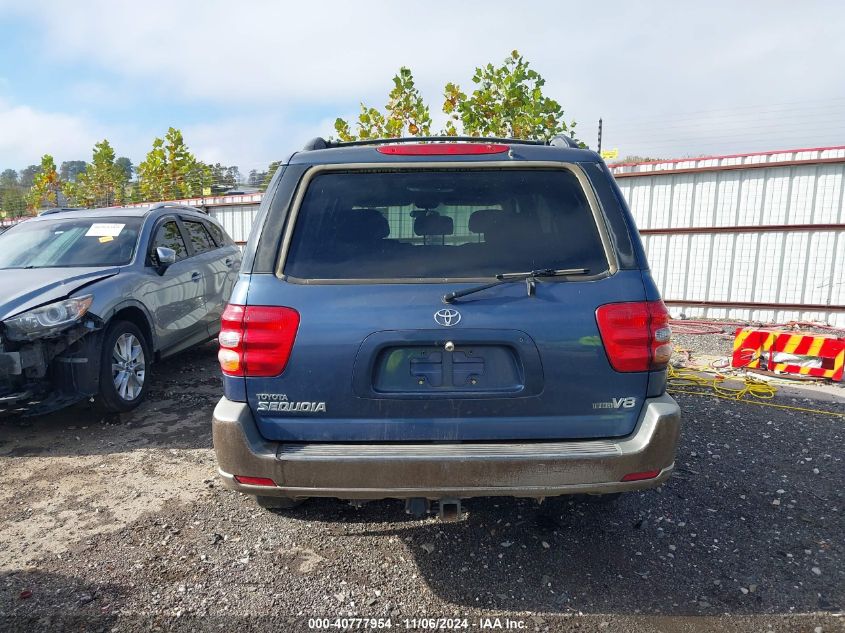 2004 Toyota Sequoia Sr5 V8 VIN: 5TDZT34A24S228426 Lot: 40777954