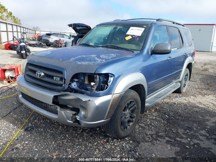 2004 Toyota Sequoia Sr5 V8 VIN: 5TDZT34A24S228426 Lot: 40777954