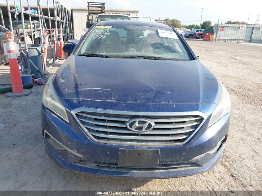 2016 Hyundai Sonata Se VIN: 5NPE24AF5GH276326 Lot: 40777958