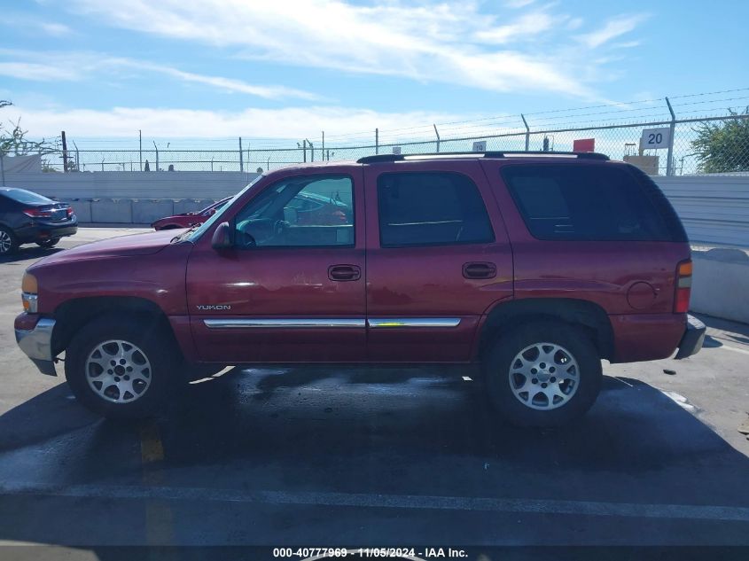 2004 GMC Yukon Sle VIN: 1GKEC13V14R172537 Lot: 40777969