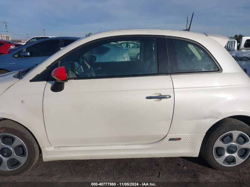 2016 Fiat 500E Battery Electric VIN: 3C3CFFGE2GT125731 Lot: 40777980