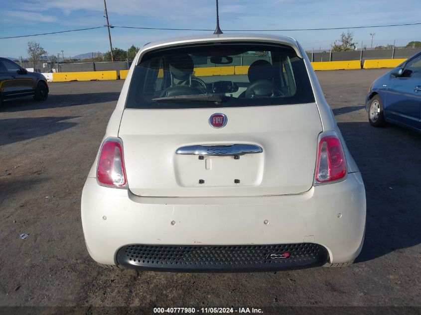 2016 Fiat 500E Battery Electric VIN: 3C3CFFGE2GT125731 Lot: 40777980