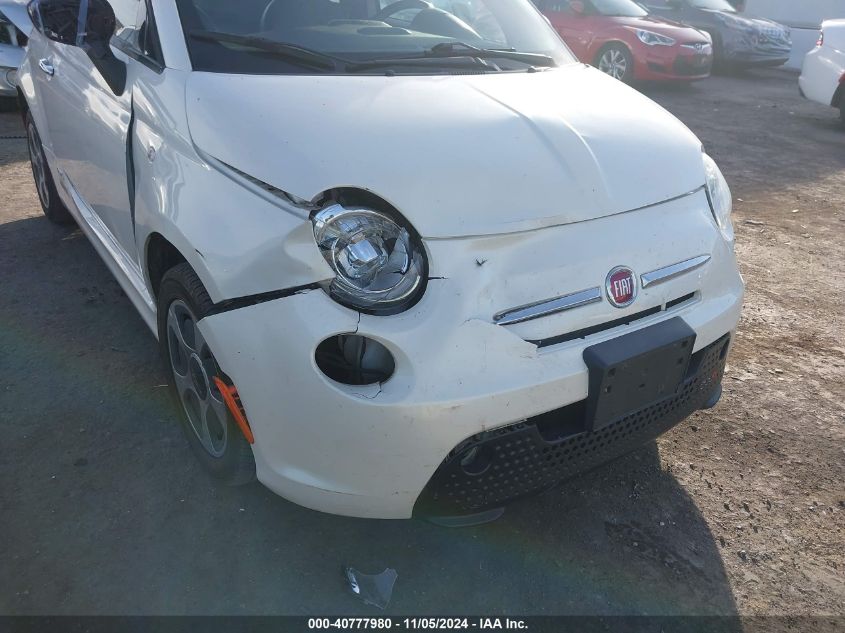 2016 Fiat 500E Battery Electric VIN: 3C3CFFGE2GT125731 Lot: 40777980