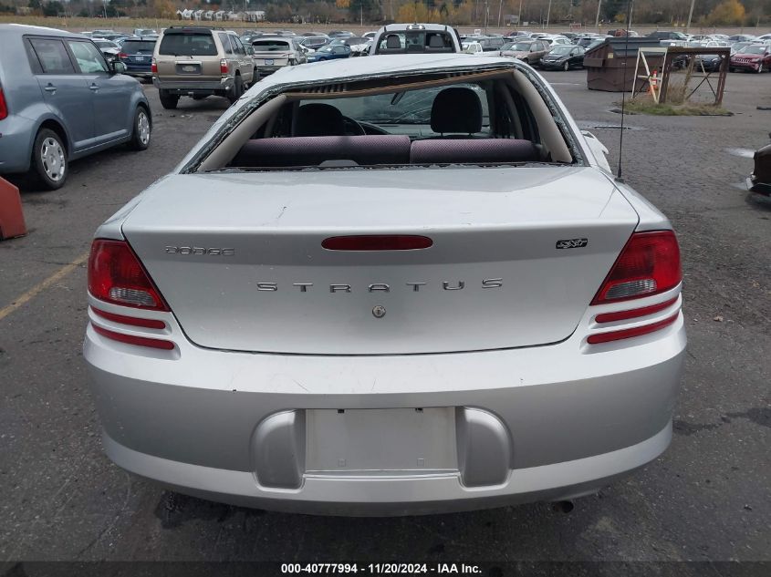 2005 Dodge Stratus Sxt VIN: 1B3EL46R35N701833 Lot: 40777994