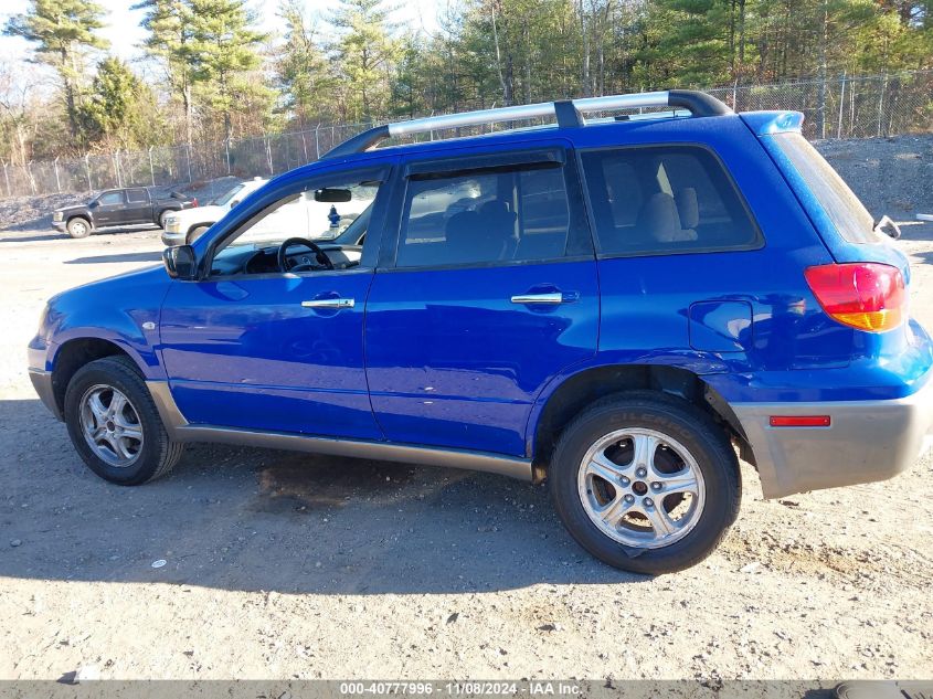 2004 Mitsubishi Outlander Ls VIN: JA4LZ31F94U060231 Lot: 40777996