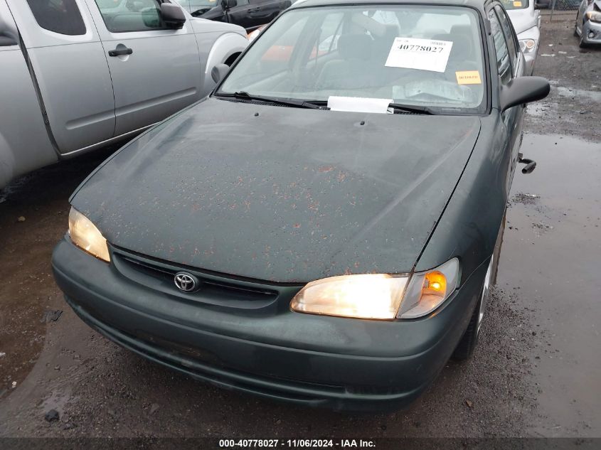 2000 Toyota Corolla Ce VIN: 2T1BR12E6YC263625 Lot: 40778027