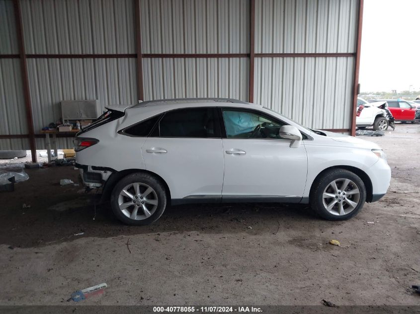 2010 Lexus Rx 350 VIN: 2T2ZK1BA9AC011630 Lot: 40778055