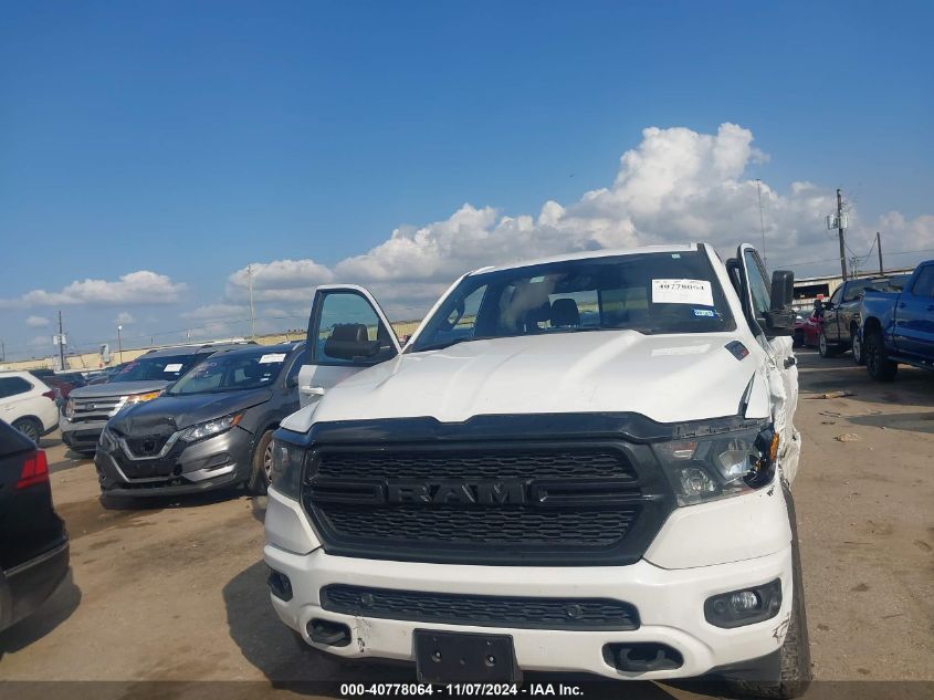 2021 Ram 1500 Big Horn 4X4 5'7 Box VIN: 1C6SRFFM2MN740418 Lot: 40778064