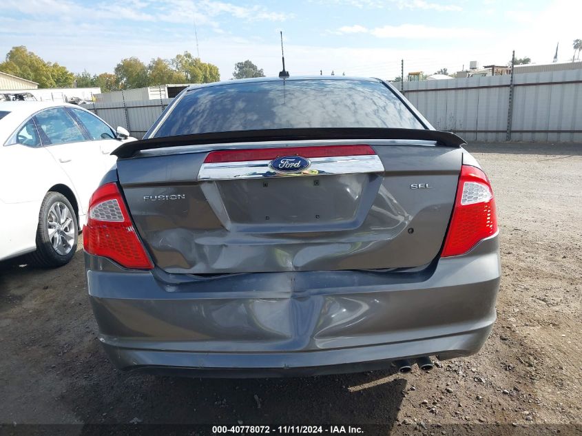 2012 Ford Fusion Sel VIN: 3FAHP0JA1CR310755 Lot: 40778072