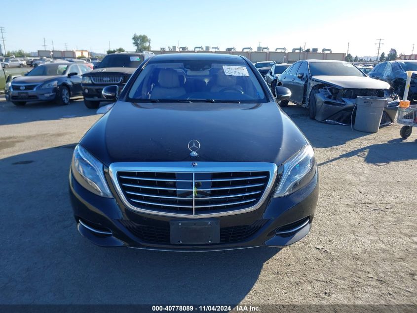 2017 Mercedes-Benz S 550E Plug-In Hybrid VIN: WDDUG6DB2HA291298 Lot: 40778089