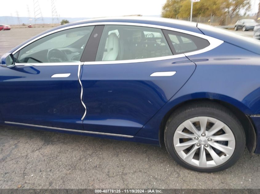 2018 Tesla Model S 100D/75D/P100D VIN: 5YJSA1E2XJF291390 Lot: 40778125