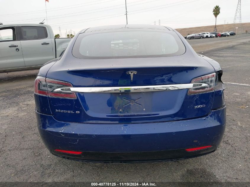 2018 Tesla Model S 100D/75D/P100D VIN: 5YJSA1E2XJF291390 Lot: 40778125