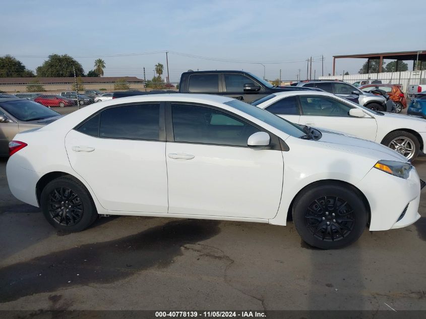 2016 Toyota Corolla Le VIN: 5YFBURHE4GP387850 Lot: 40778139