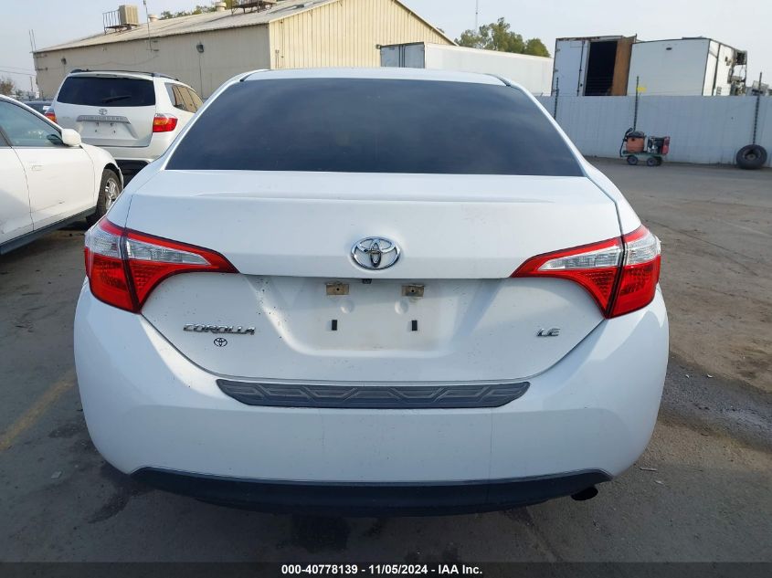 2016 TOYOTA COROLLA LE - 5YFBURHE4GP387850