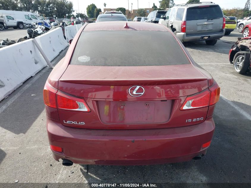 2010 Lexus Is 250 VIN: JTHBF5C24A5109291 Lot: 40778147