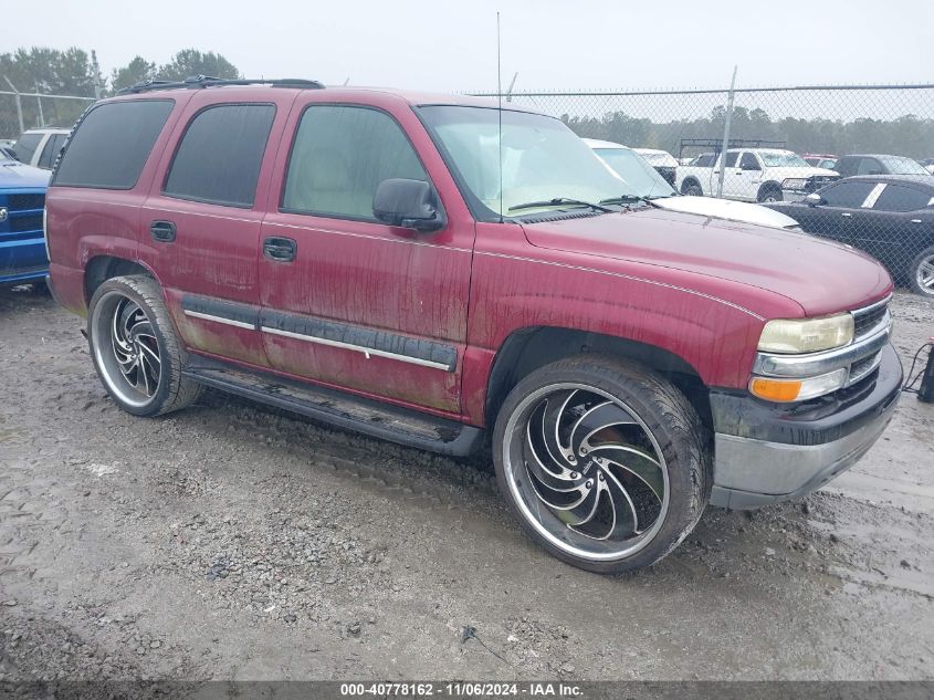 2004 Chevrolet Tahoe Ls VIN: 1GNEC13ZX4J128878 Lot: 40778162