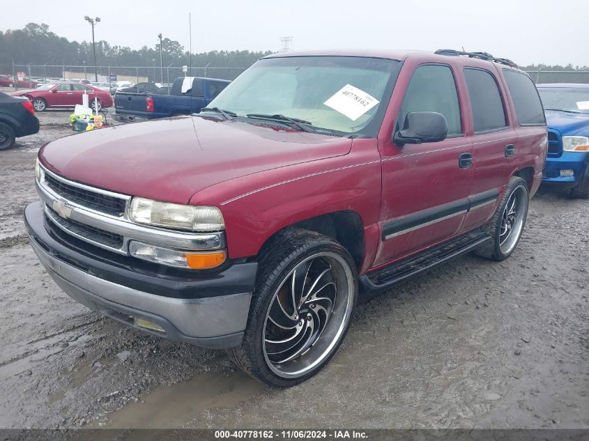 2004 Chevrolet Tahoe Ls VIN: 1GNEC13ZX4J128878 Lot: 40778162