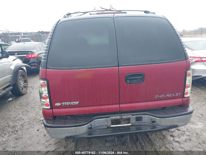 2004 Chevrolet Tahoe Ls VIN: 1GNEC13ZX4J128878 Lot: 40778162