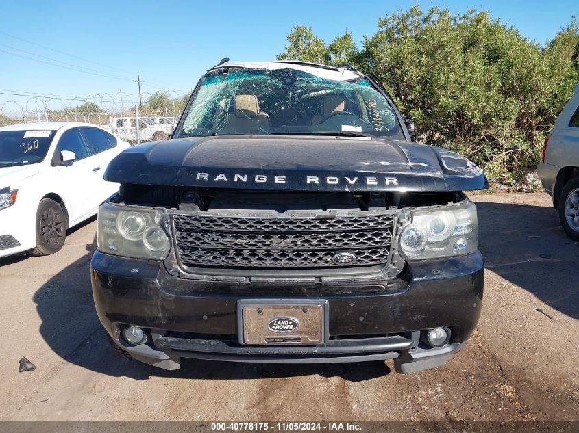 2011 Land Rover Range Rover Hse VIN: SALMF1D43BA346696 Lot: 40778175