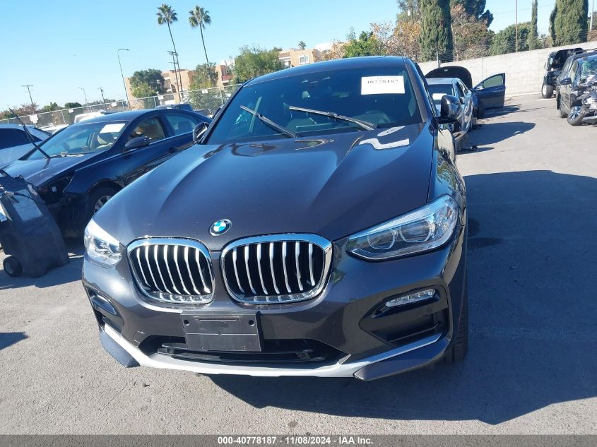 2019 BMW X4 xDrive30I VIN: 5UXUJ3C57KLG54956 Lot: 40778187