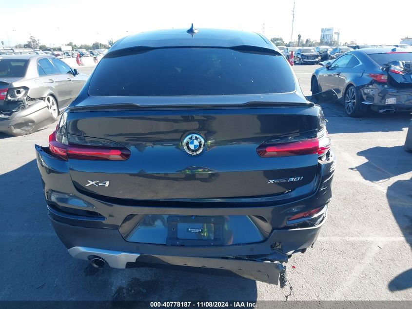 2019 BMW X4 xDrive30I VIN: 5UXUJ3C57KLG54956 Lot: 40778187