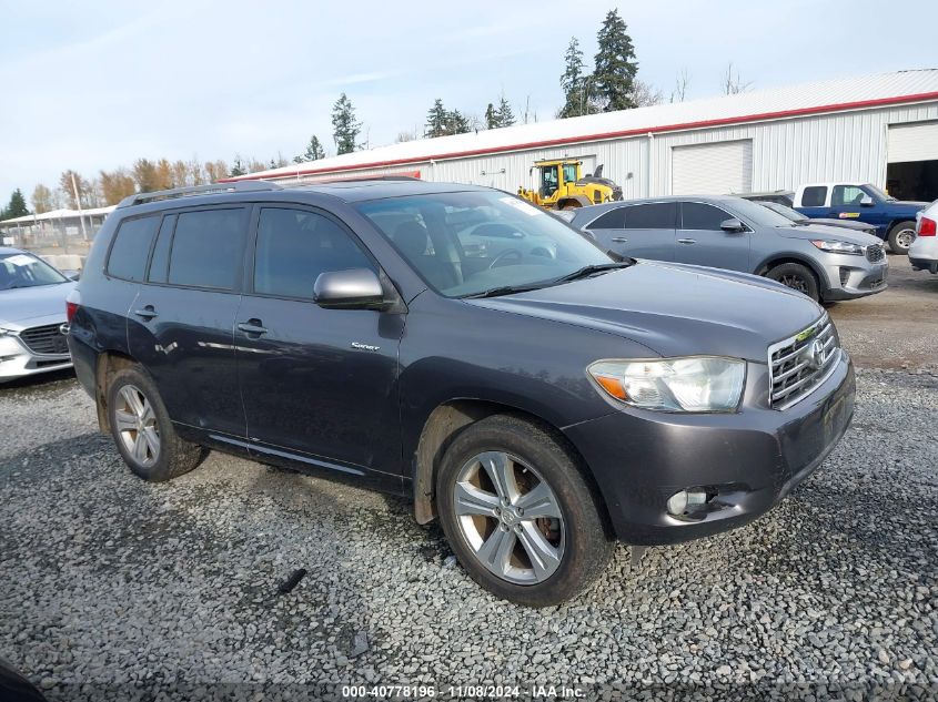 2008 Toyota Highlander Sport VIN: JTEES43A782029437 Lot: 40778196