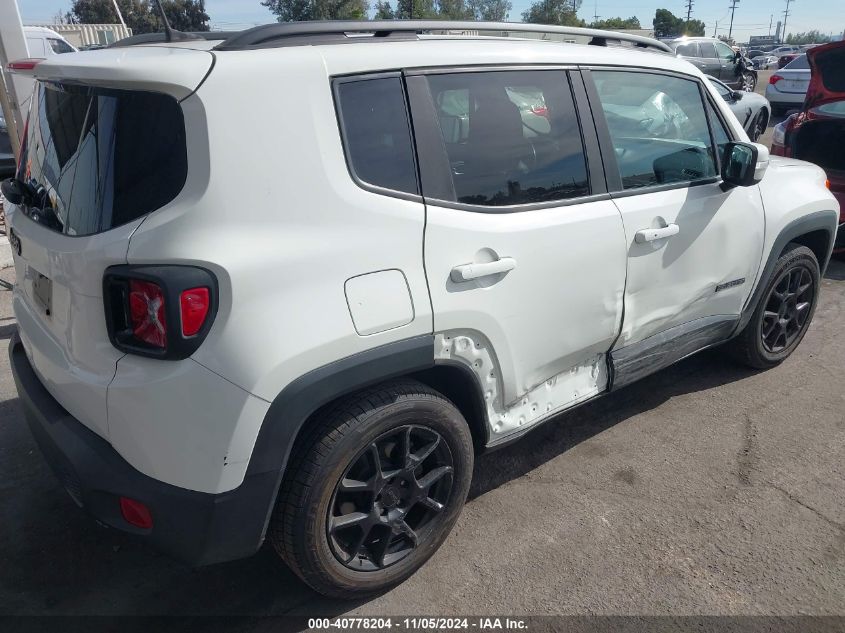 2019 Jeep Renegade Altitude Fwd VIN: ZACNJABB3KPK68476 Lot: 40778204