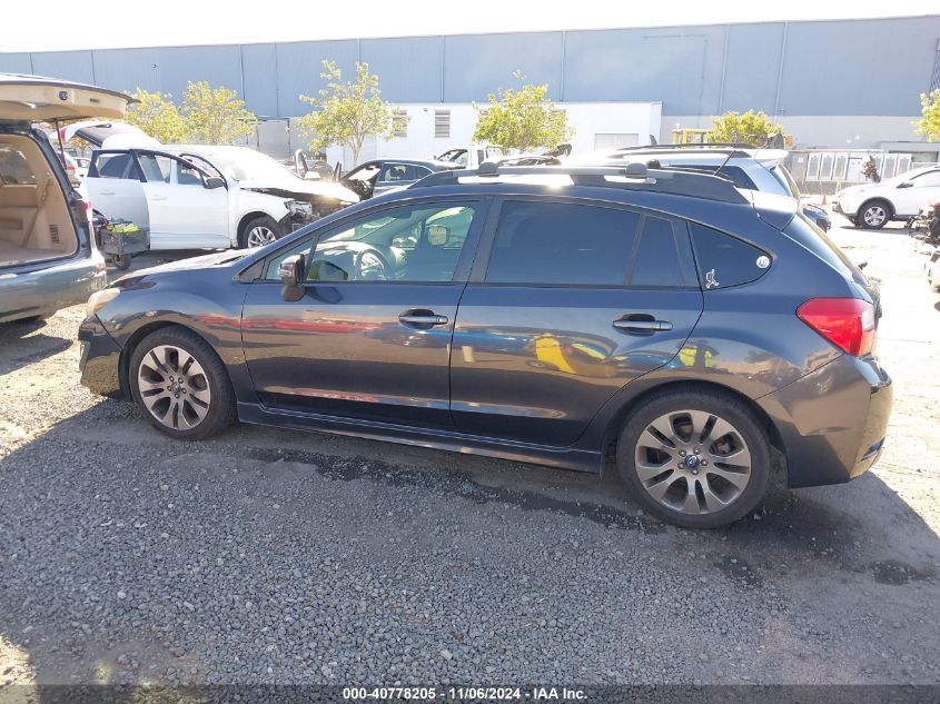 2015 SUBARU IMPREZA 2.0I SPORT PREMIUM - JF1GPAT60F8207956