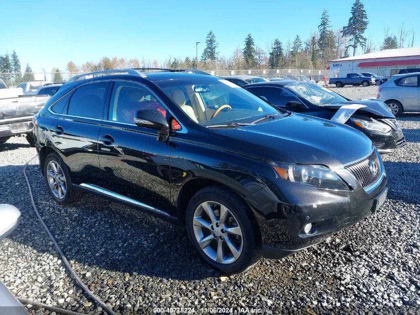 2012 Lexus Rx 350 VIN: 2T2BK1BA1CC136822 Lot: 40778224