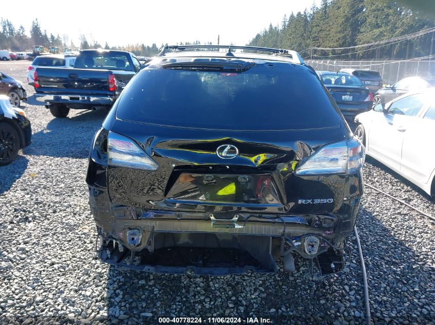 2012 Lexus Rx 350 VIN: 2T2BK1BA1CC136822 Lot: 40778224