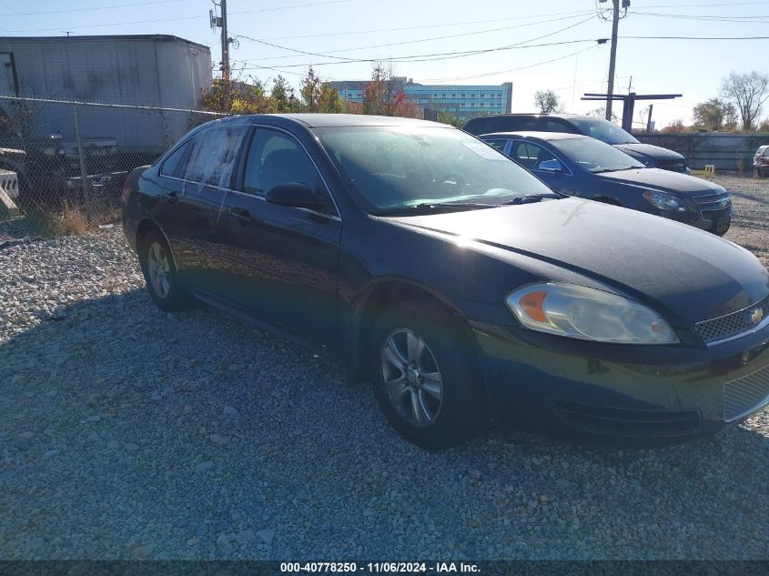 2013 Chevrolet Impala Ls VIN: 2G1WA5E35D1184443 Lot: 40778250