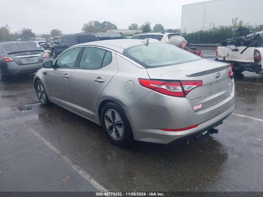 2011 Kia Optima Hybrid Ex VIN: KNAGM4AD5B5003703 Lot: 40778252